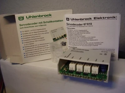Uhlenbrock Servodecoder mit Schaltkontakten unbenutzt OVP - Bild 1 von 2