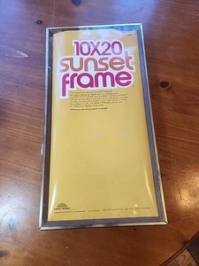 Marco Sunset Stitchery #F-1020 10"X20" punta de aguja EE. UU. NUEVO EN STOCK con placa de montaje - Imagen 1 de 6