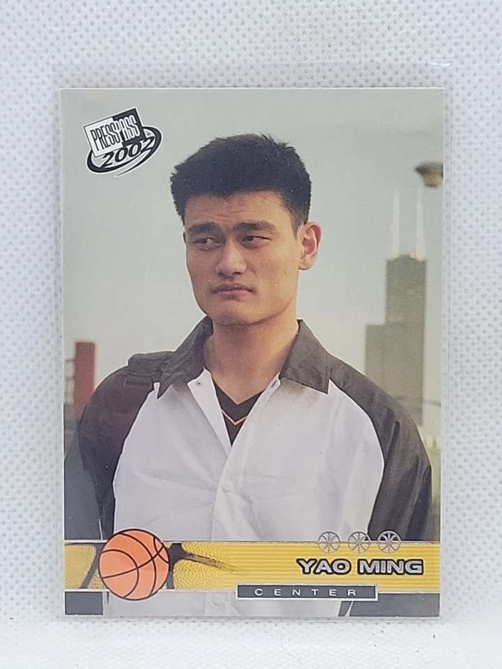 Yao Ming 2002 Press Pass basquete novato #18 NrMt - Imagem 1 de 1