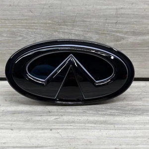✅ FOR 2018+ Q50 BLACK Led Emblem Background white led BRAND NEW BLACK GLOSS - Foto 1 di 13