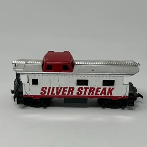 Silver Streak Caboose HO Gauge Scale Model Train Railway Railroad Tyco - Picture 1 of 10
