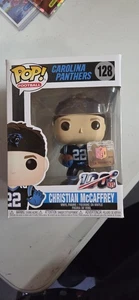 Funko POP Football - Christian McCaffrey of the Carolina Panthers (#128) - Picture 1 of 7