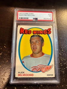 1971-72 OPC O-Pee-Chee ALEX DELVECCHIO #37 PSA 3 VG - Picture 1 of 1