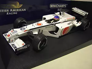 F1 BAR HONDA 03 formule 2001 #10 VILLENEUVE LOOK ALIKE 1/18 MINICHAMPS 100010010 - Imagen 1 de 5