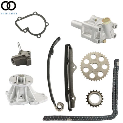 Timing Chain Kit Oil+Water Pump KA24E For 1989-1997 Nissan 240SX D21 Pickup 2.4L - Image 1 of 4