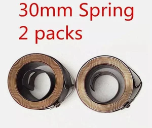 2 Stück Bridgeport Fräsmaschinenteil Spindel Pinolenrückholuhr Feder R8 30 mm - Bild 1 von 6