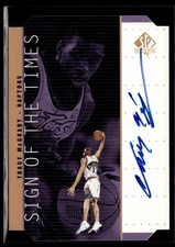 1999-00 Upper Deck SP Authentic Auto Sign of the Times Tracy McGrady #MG