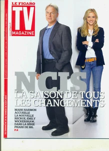 TV MAGAZINE LE FIGARO ~ NCIS MARK HARMON EMILY WICKERSHAW 08 2014 NEW ©TBC - Picture 1 of 1