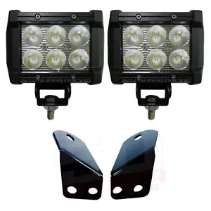 A-Pillar Pod Mount Brackets with 3in LED 2012-Current Fits Arctic Cat Wildcat X - Bild 1 von 8