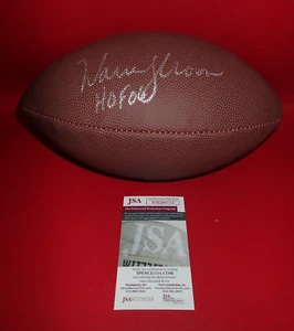 Warren Moon Signed Super Grip Football W/HOF 06 JSA WB298753 - Picture 1 of 4