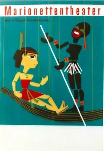 Póster original vintage SIEGEL ALEMÁN TÍTERES TEATRO c.1950 - Imagen 1 de 1