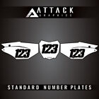Attack Graphics Number Plate Backgrounds For Honda CRF125F (Big Wheel) 2022