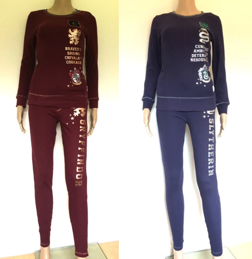 Pijama Primark Harry Potter Slytherin o Gryffindor Nuevo Damas Conjunto Largo Para Mujer Foto 1 de 1