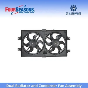 For 1999-2004 Chrysler 300M Dual Radiator and Condenser Fan Assembly 4 Seasons - Picture 1 of 6