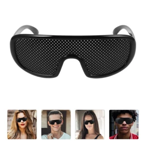 Pinhole Glasses Eyeglass Goggles Corrective Eyeglasses for Vision Improvement - Picture 1 of 12