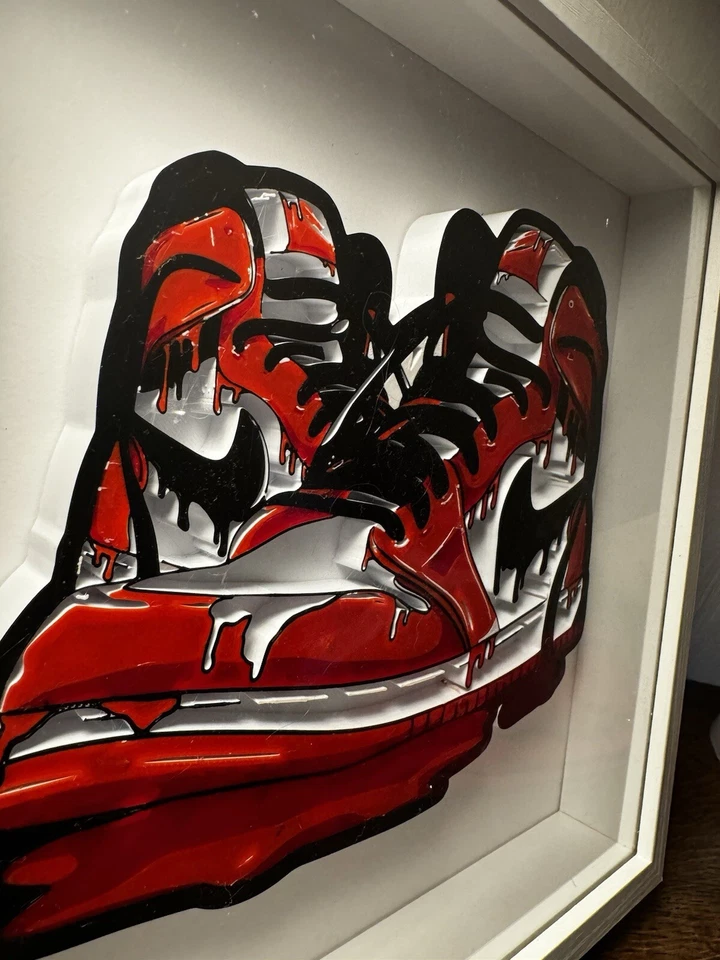 Custom 3D Printed Nike Drip Sneaker Sign – Street Art Wall Decor – Br3ttin3D - Image 1 of 4