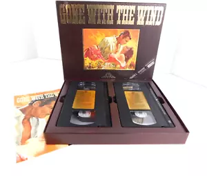 EUC Gone With the Wind (VHS, 1990, 2-Tape Boxed Set & Booklet) MGM/UA MV900284 - Picture 1 of 9