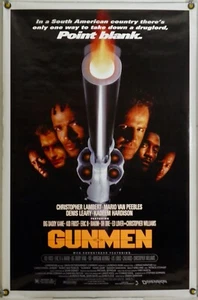 GUNMEN DS ROLLED ORIGINAL ONE SHEET MOVIE POSTER MARIO VAN PEEBLES (1994) - Picture 1 of 1