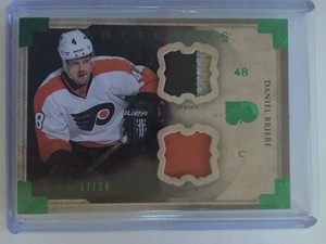 2013-14 Artifacts Daniel Briere /24 Jersey Patch Upper Deck 13/14