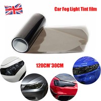 30x120cm Medium Smoke Headlight tail light Tint Film Fog Vinyl waterproof Black