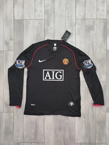 MAGLIA CRISTIANO RONALDO 2007 2008 MANCHESTER UNITED PREMIER LEAGUE RETRO VINTAG - Foto 1 di 11