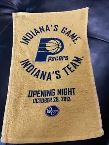 NBA Indiana Pacers Basketball Fan Rally Towel - Opening Night 10/29/2013 Kroger - Picture 1 of 3