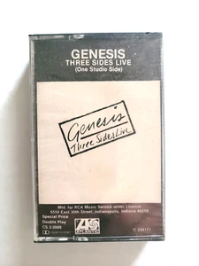 GENESIS - THREE SIDES LIVE - CASSETTE - 1982 - NEW SEALED - Picture 1 of 4