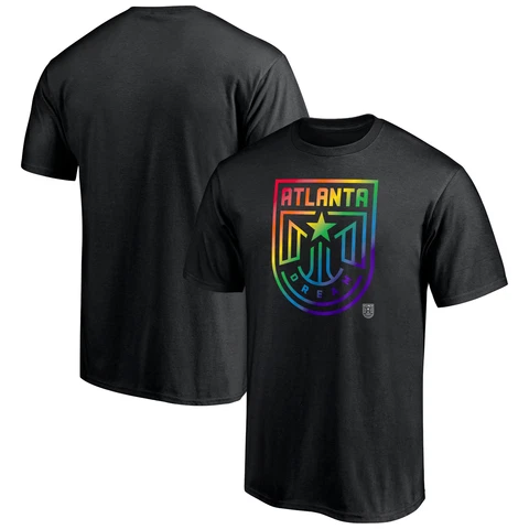Unisex Fanatics Branded Black Atlanta Dream Team Pride T-Shirt Cover
