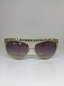 New Vintage Stendhal Venezia S46 Sunglasses Retro with Swarovski Crystals Paris - Picture 1 of 12