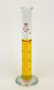 50 ml ABSTUFUNGSZYLINDER Schülerqualität - Bild 1 von 1