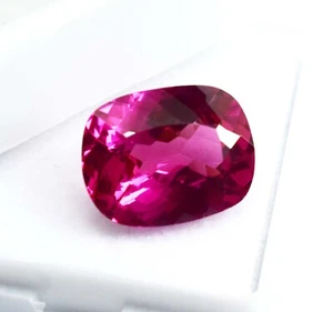 Ring im Kissenschliff Größe natürlicher rosa Saphir 7,85 ct Saphir facettierter Stein - Bild 1 von 9