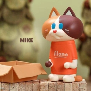 Pop Mart x Green Cow Garden - Mike 'Alone tee' mini figure New cat sweet box - Picture 1 of 1