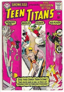 SHOWCASE #59 F/VF 7.0 3rd Appearance TEEN TITANS! 2nd Wonder Girl GLOSSY! - Picture 1 of 5