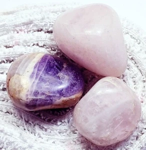 100% Natural Agate Tumble 284.00 Ct 3 Pieces Mixed Lot Loose Gemstones - Picture 1 of 6