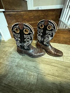 Ariat Crossfire Buckaroo Western leather 10006734 Square toe Boots US Size 8.5 D - Picture 1 of 12