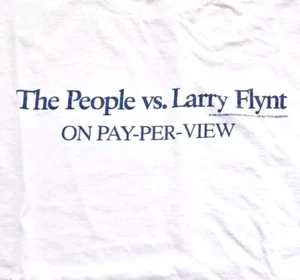 Camiseta De Colección Años 90 1996 The People vs. Larry Flynt Película Promo Tech XL - Imagen 1 de 11