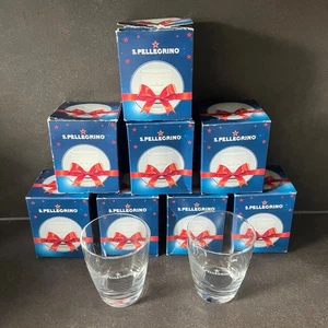 8 x S. Pellegrino Wasserglas Glas Ritzenhoff ACQUA PANNA Werbeglas Acqua 0,28 L - Bild 1 von 3