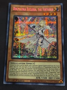 Yugioh Dogmatika Ecclesia, the Virtuous MP21-EN101 Secret Rare 1st Ed NM - Picture 1 of 1