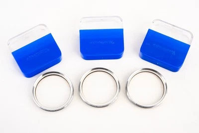 Voigtlander 40.5mm Focar A f=1m B f=0.5m C f=0.3m Close Up Filters in Cases V27 - Image 1 of 4