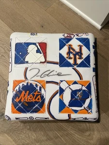 Tom Glavine HOF Autogramm Baseball BASE (designed by Children); New York Mets - Bild 1 von 6