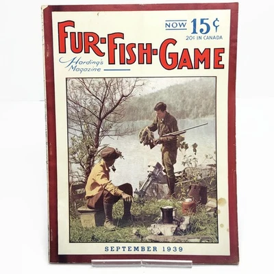 Vintage May 1939 Fur Fish Game Magazine Hunting Fishing Trapping Outdoors - Image 1 of 4