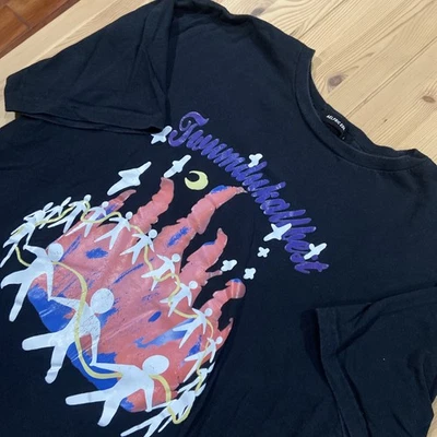 Rare Aelfric Eden Distorted Self Portrait Shirt Mens Bonfire Large L Oversized - Image 1 of 4