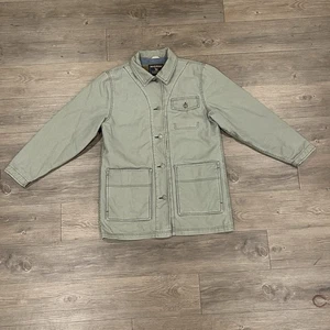Chaqueta Woolrich Mujer Pequeña Verde Oliva Granero Abrigo Manta Forrada Vellón - Imagen 1 de 14