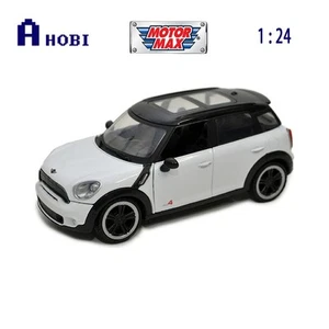 MotorMax 1:24 Mini Cooper S Countryman White with Black Roof Diecast Car - Picture 1 of 2