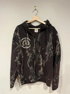 Gap Women’s Zip Sweatshirt Mopar Camo Cheetah Print Medium M - Picture 1 of 4
