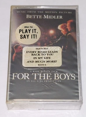 BETTE MIDLER - NEW Cassette - FOR THE BOYS Soundtrack - Swing Jazz - Promotional Foto 1 de 3