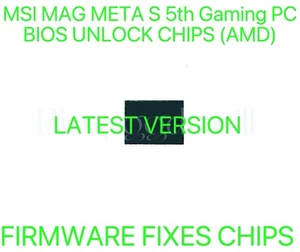MSI MAG META S 5th Gaming, NO PASSWORD FIRMWARE FIXES BIOS CHIP LATEST VERSION - Afbeelding 1 van 1