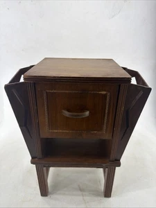 Antiker Humidor/ Räuchertisch Zigarrenständer MCM - Bild 1 von 24