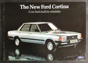 FORD CORTINA Car Sales Brochure 1979-80 #FA326  S Packs L GL GLS GHIA ESTATE - Picture 1 of 4
