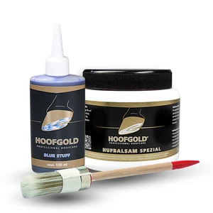 Strahlfäule Hilfekombi Set 2 - Hufbalsam Huffett Spezial 500 ml + Bluestuff 100 - Bild 1 von 7